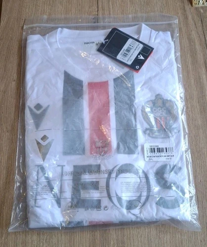 Maillots de football de clubs français OGC nice longueur manches manches courtes