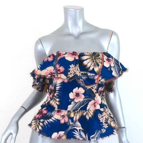 Polyester Floral Alberta Ferretti Tops for Women