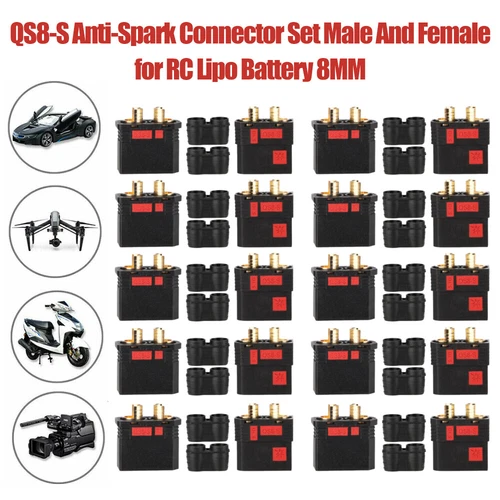 PVC RC-Modellbau Stecker, Goldstecker