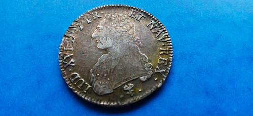 Münzen aus Frankreich vor Euro-Einführung aus Silber