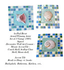 Coastal Nautical Tropical Beach Ceramic Tile Decorative Wall Art