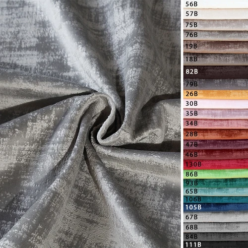 Gestreifte Handarbeitsstoffe aus Samt Meterware