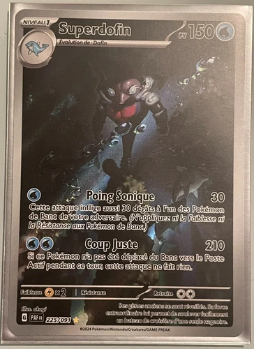 Cartes à l'unité de jeux de cartes à collectionner full art pokémon JCC ultra rare, en français