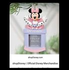HTF Vintage Disney Minnie Mouse baby girl first Christmas ornament 