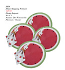 NWT 4 - HSN - Design Imports  Summer Day Watermelon Placemat Set  / Charger