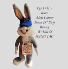 Vgt 1991 ~ Rare NY Mets Looney Tunes 15" Bugs Bunny W/ Hat & HANG TAG _ EVC