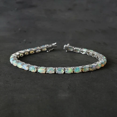 Gioielli di lusso in argento sterling con pietra principale opale di fuoco