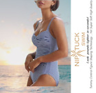 Nip Tuck Swimsuit  size 8 Tummy Control Figure Shaping Technology yet super soft